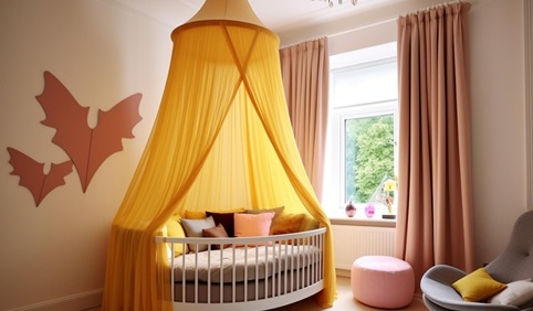 Animal print kids curtains Dubai