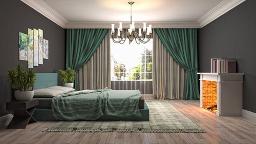 Bedroom Curtain Dubai Custom Design