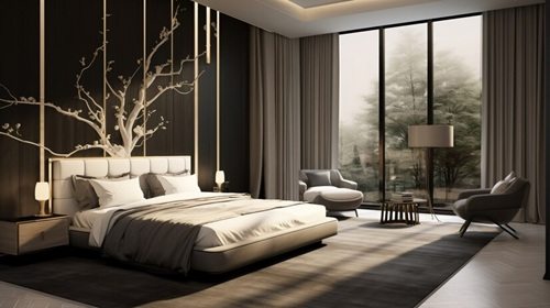 Bedroom Curtain Dubai Luxury Look