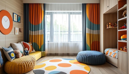 Cartoon curtains Dubai