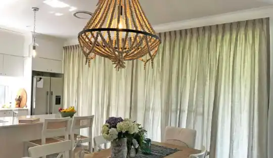 Custom pinch pleat curtains Dubai