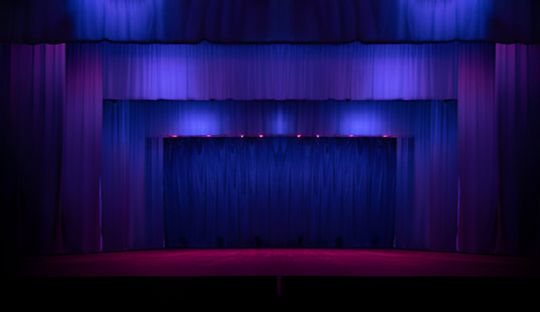 Decorative stage curtains Dubai