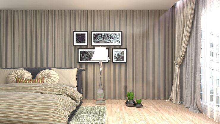 Elegant Linen Curtains in Dubai