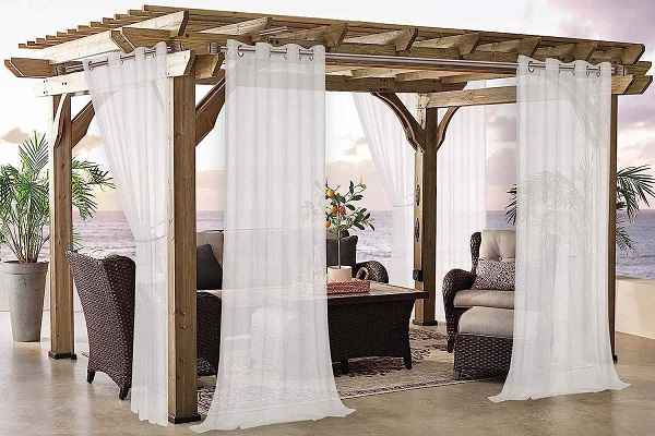 Elegant Outdoor Curtains in Dubai