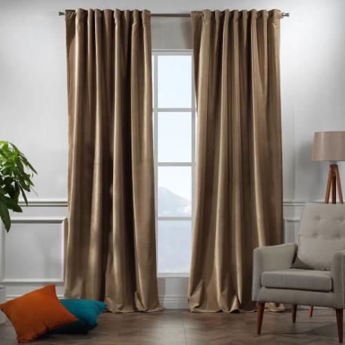 Elegant Suede Curtains in Dubai