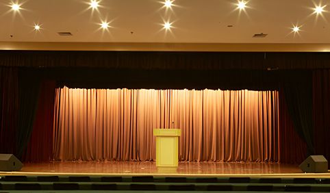 Flame retardant stage curtains Duba