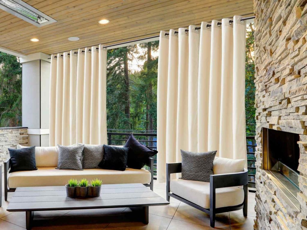 Luxury Outdoor Curtains in Dubai