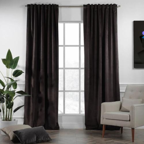 Luxury Suede Curtains in Dubai
