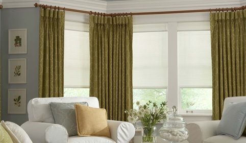 Pinch pleat sheer curtains Dubai