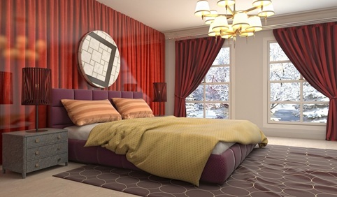 Readymade silk curtains Dubai
