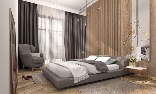 bedroom window curtain dubai
