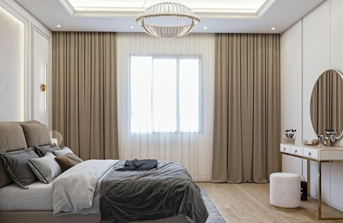 luxury blackout curtains dubai