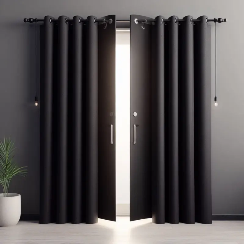 Modern Soundproof curtains in dubai