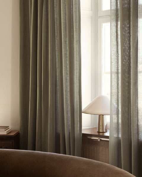 Soft sheer curtains adding privacy without blocking sunlight