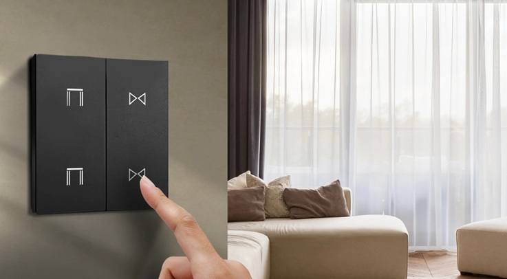 Wall-Switch Electric Curtains