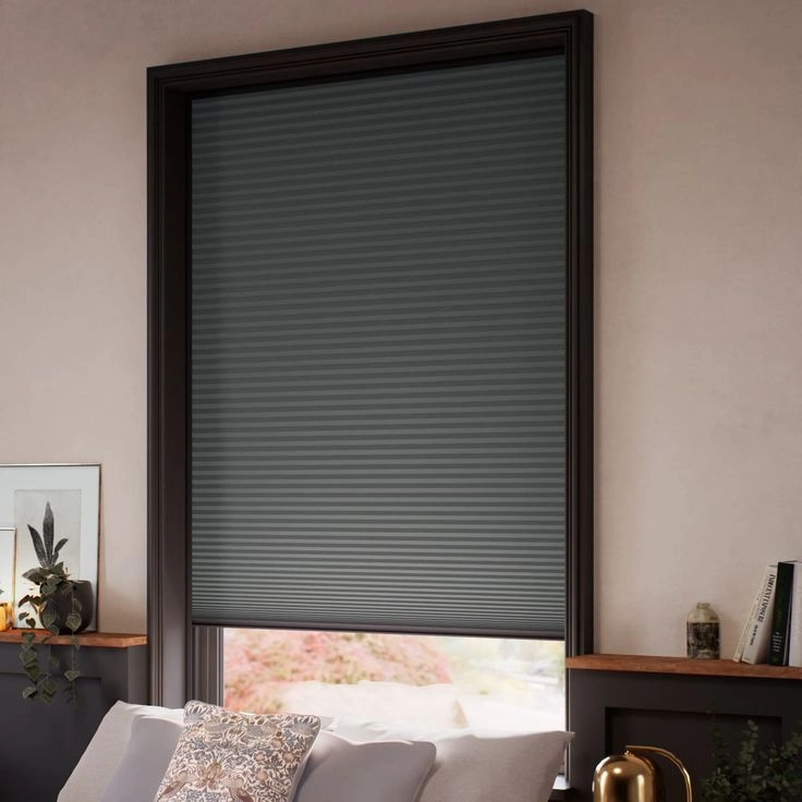 Modern blackout blinds material detail