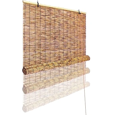 Stylish bamboo blinds for modern interior design