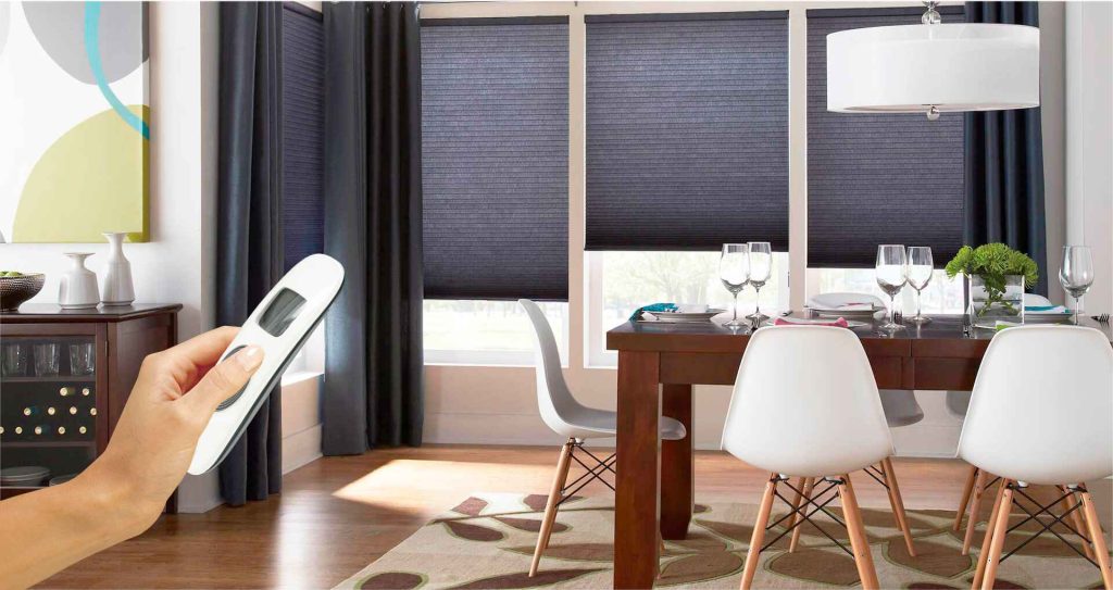 Modern Motorized Blinds In Dubai